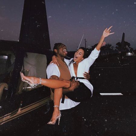 Jalen and Monica enjoying their time together